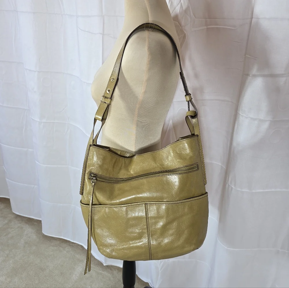 HOBO Pebbled Leather Shoulder Bag